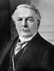 David Lloyd George (1863-1945) 1er conde, político inglés, canciller del Exchequer, ministro de guerra durante la gran guerra